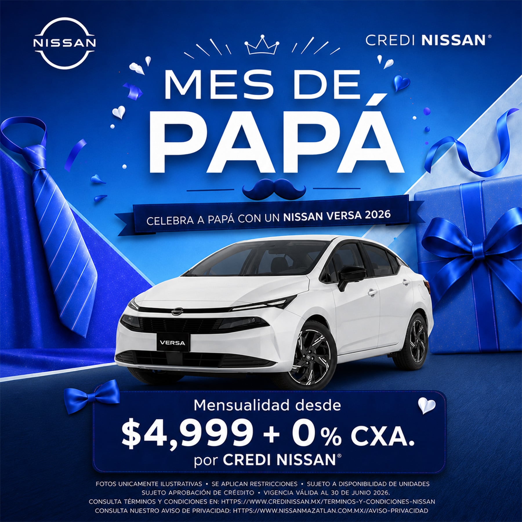 Promocion nissan versa 2026
